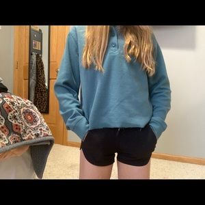 black athleta athletic shorts